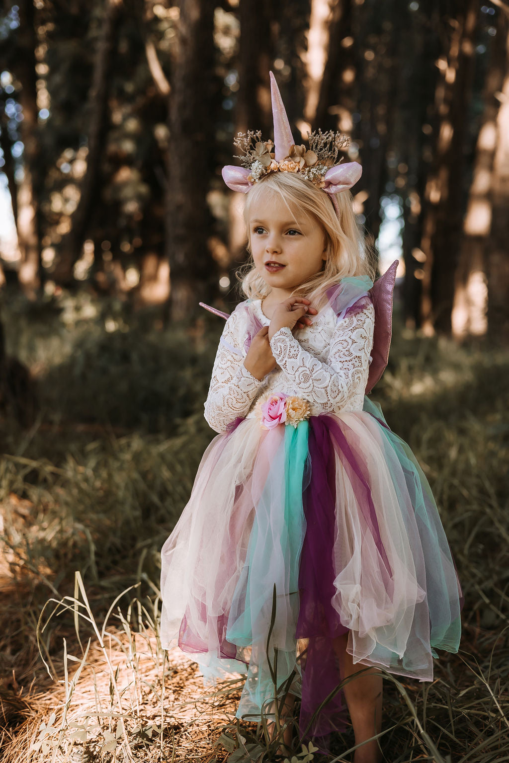 Child unicorn clearance dress