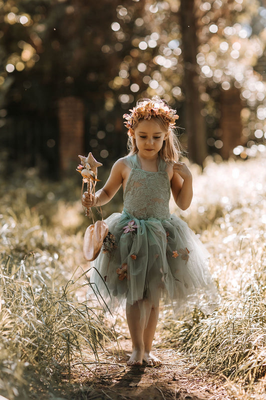 Whimsical Moss Fairy